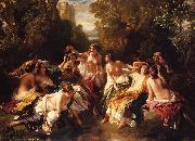 Franz Xaver Winterhalter Florinda oil